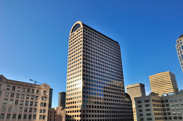 Naklejka premium Downtown skyscrapers