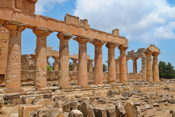 Fototapeta premium Il Tempio di Zeus a Cirene - Libia