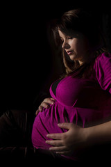 Naklejka premium Teenage pregnancy