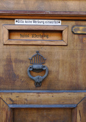 Bitte keine Werbung einwerfen