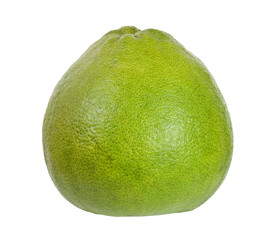 Tropical fruit - Single whole pomelo isolated on white