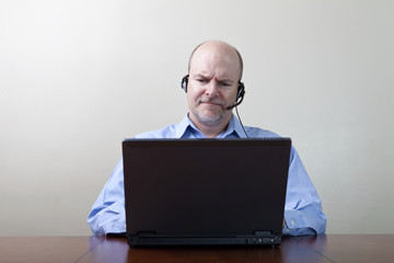 Frowning Businessman