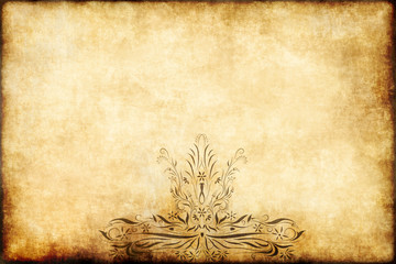 Fototapeta premium old regal parchment paper