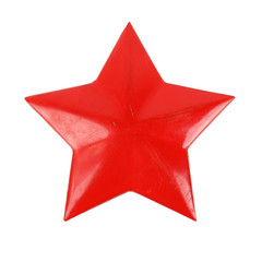 Naklejka premium old red star