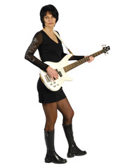 Obraz premium femme bassiste 20