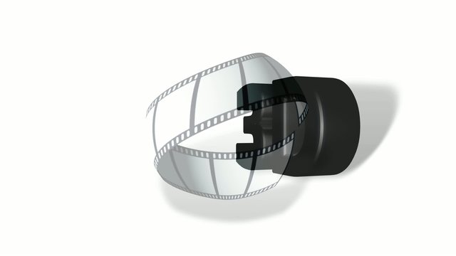Filmstreifen - 3D - Animation