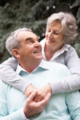 Obraz premium The senior’s love