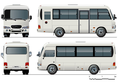Vector urban passenger mini-bus