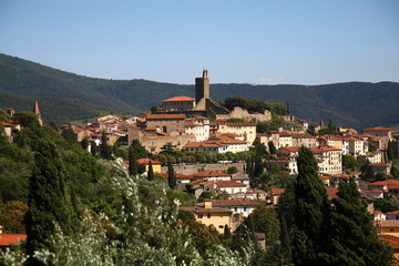 Obraz premium Castiglion Fiorentino,panorama