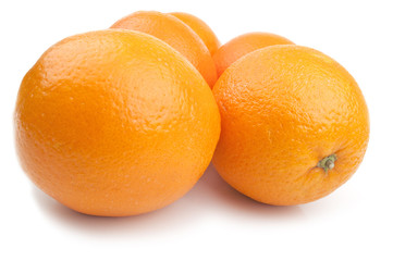five fresh orange