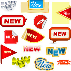 NEW. Various sale design elements.