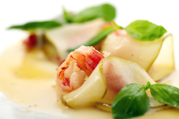 shrimp in a pear tree