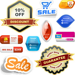 Various sale design elements. Great set.