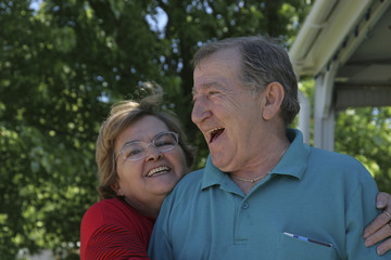 Fototapeta premium Happy senior couple
