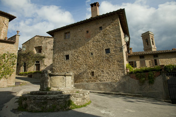 Fototapeta na wymiar Volpaia, Siena