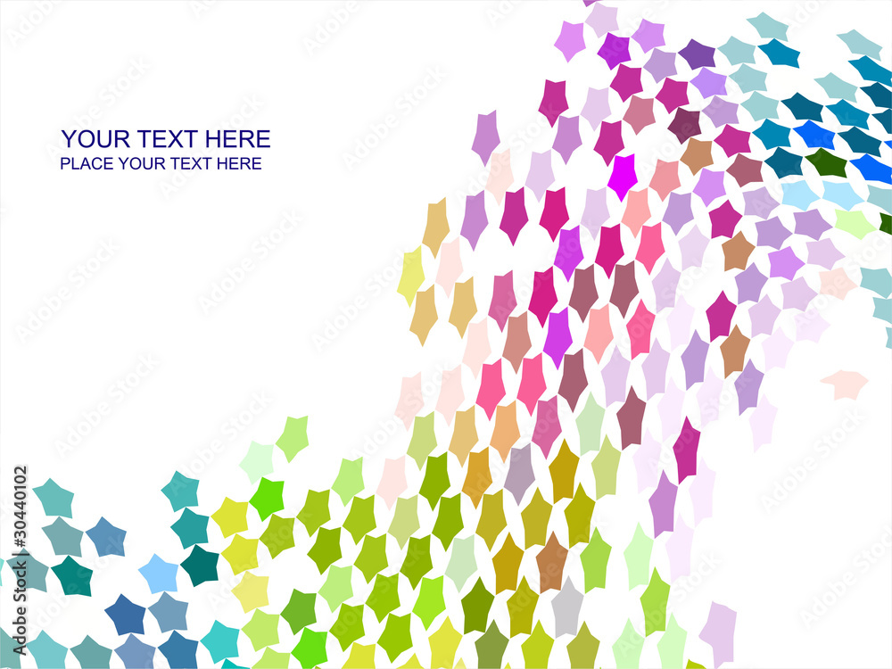 Wall mural abstract background mosaic vector