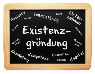 Obraz premium Existenzgründung - Business Konzept - freigestellt