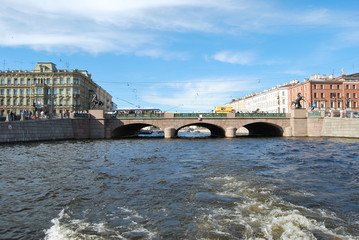 The bridge in St.-Petersburg