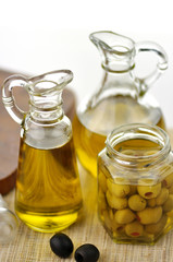 olive oil bottles