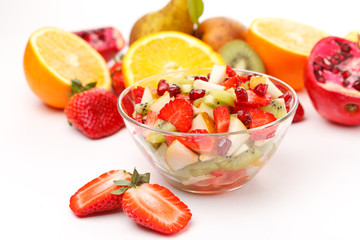 Fresh fruits salad