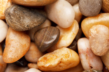 Obraz premium tło z okrągłymi kamieniami żwirowymi