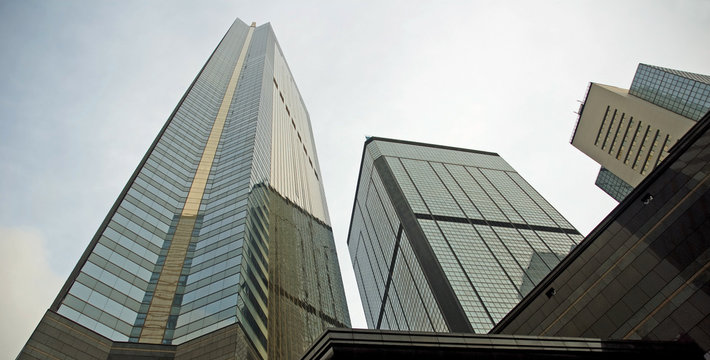 China, Central  Hong  Kong  skyscrapers