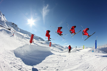figure skieur freestyle