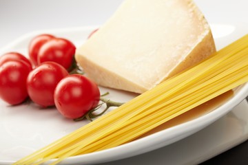 Ingredients for cooking italian pasta