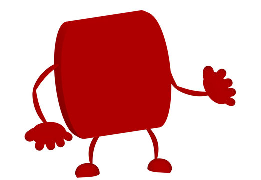 red guy talks about..  and holding ..