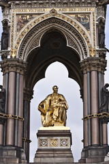Fototapeta na wymiar Fragment pomnika księcia Alberta