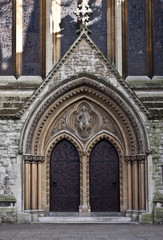 Fototapeta na wymiar St Mary Abbey in Kensington in London