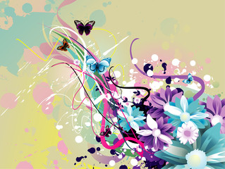 flowers vector design illustration