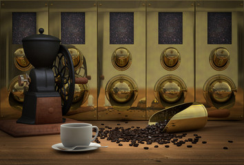 Coffee Bean Silos © James Steidl