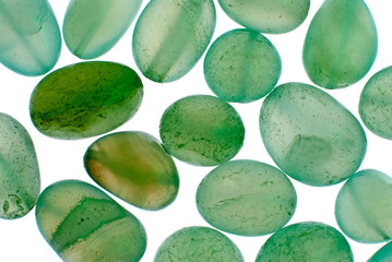 Green aventurine necklace and bracelet beads