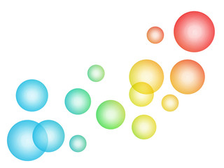 虹色のシャボン玉