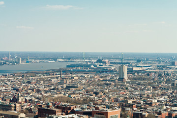 South Philadelphia Downtown Philly Delaware River