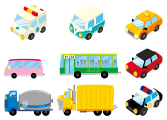 cartoon car icon