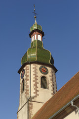 Obraz premium village de valff en alsace