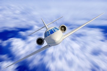 Fototapeta premium A passenger plane