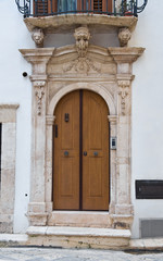 Wooden portal.