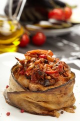 Stuffed eggplant