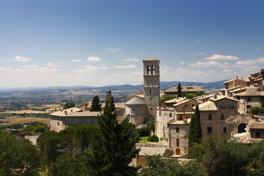 Assisi, veduta della citt&agrave;
