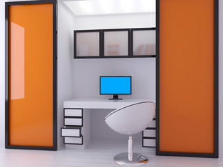 Home place for the studies of schoolboy