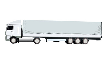 vector illustration of truck