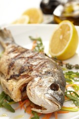 fish with lemon
