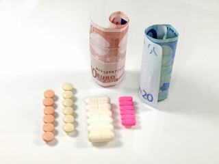 Tabletten Geld
