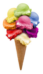 ice cream regenbogen II xxxl