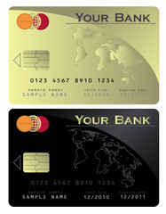 Credit card Black Gold