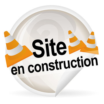 ic&ocirc;ne site en construction
