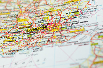 Obraz premium map london